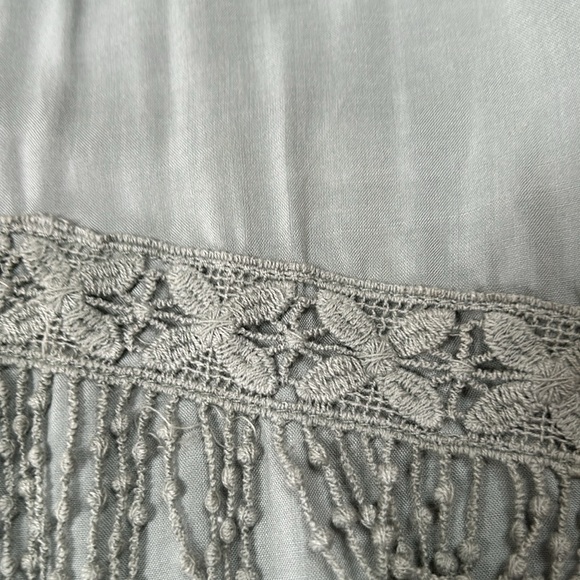 Umgee Shake it Off style green sleeveless dress. Fringe front. Size Small. NWT - Picture 2 of 12